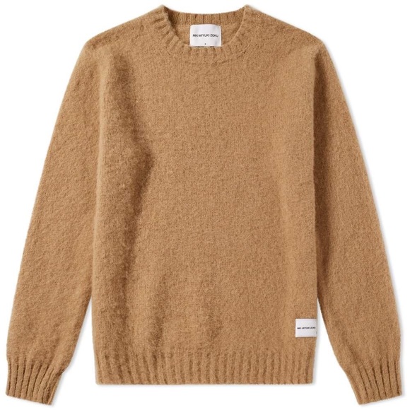Mizuki Sweaters - MKI MIYUKI ZOKU Shetland Wool Crew Neck Sweater